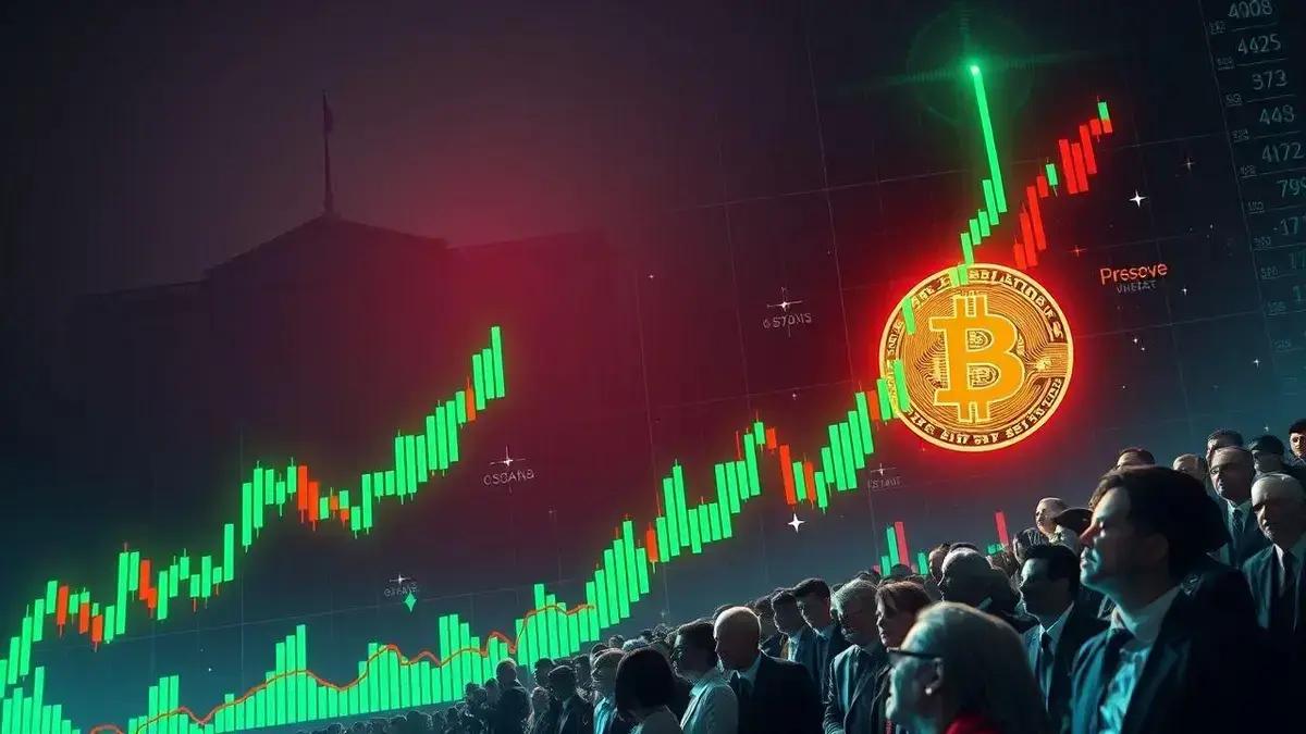 Bitcoin preço surges