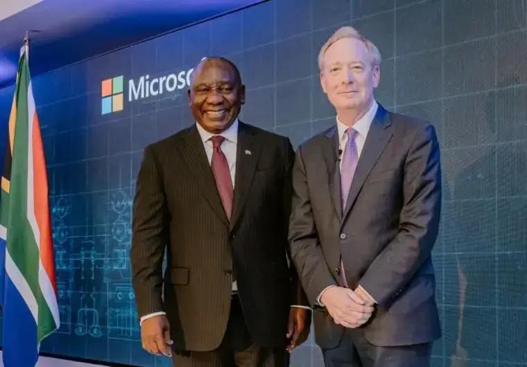 Investimento da Microsoft na África do Sul