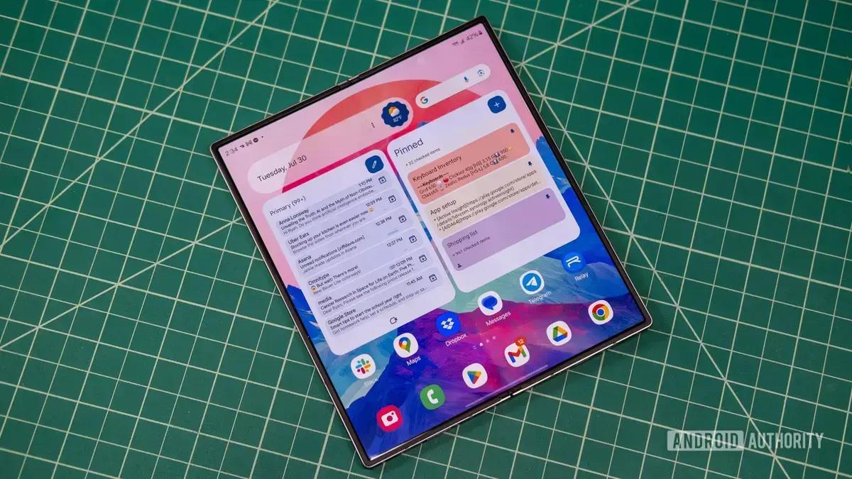 One UI 7 do Galaxy Z Fold 6