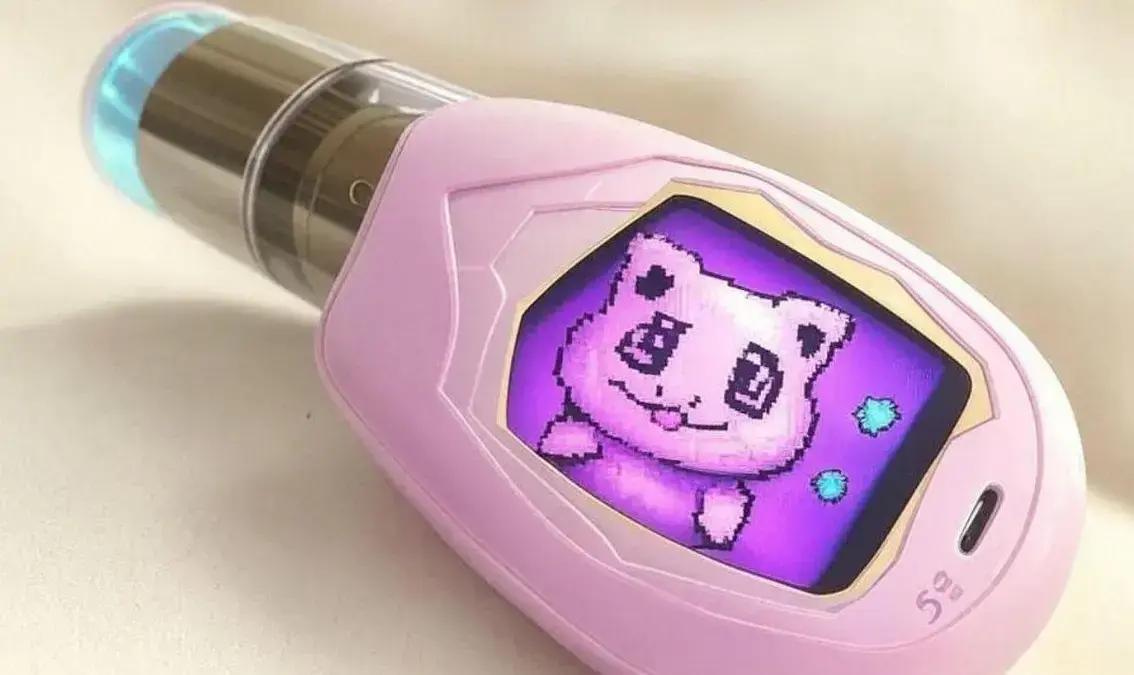 Vape com Tamagotchi