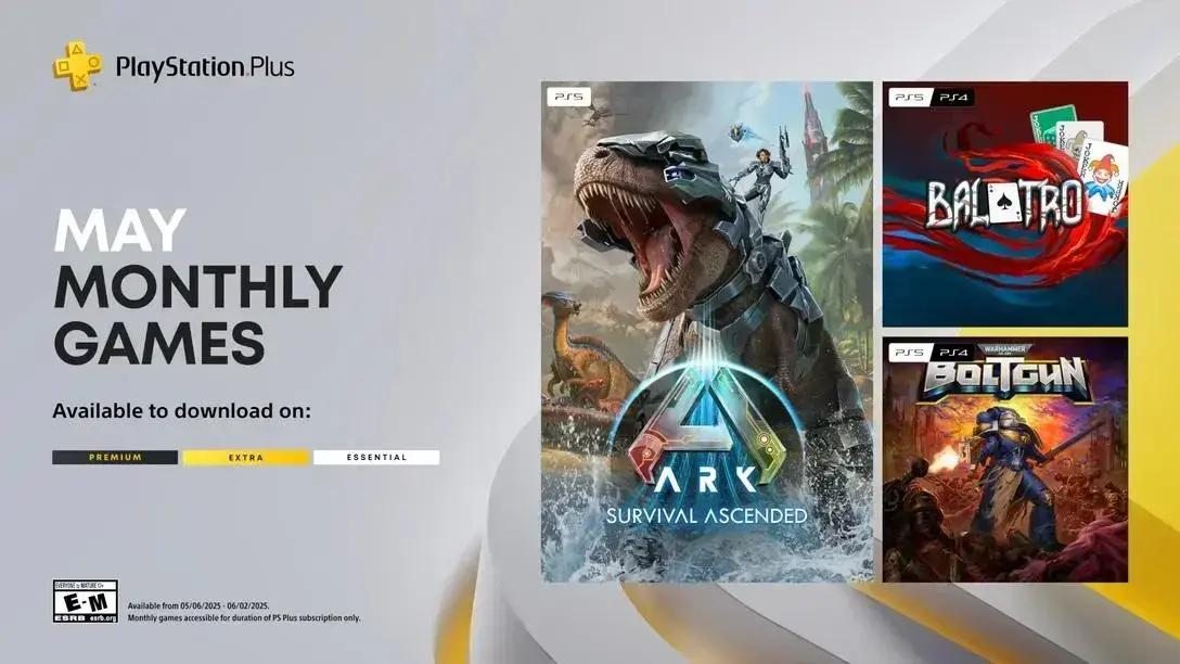 PS Plus traz novos jogos como Balatro e Ark em maio de 2025