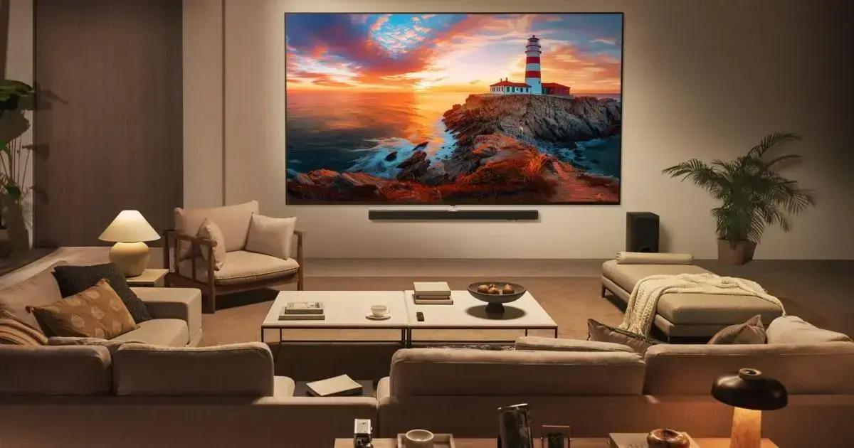 LG apresenta a primeira TV QNED com transmissão sem fio de áudio e vídeo
