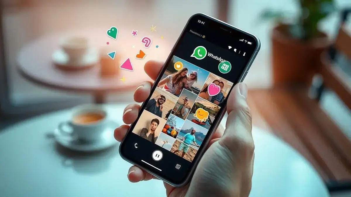 WhatsApp adiciona colagens de fotos e novos adesivos aos Status
