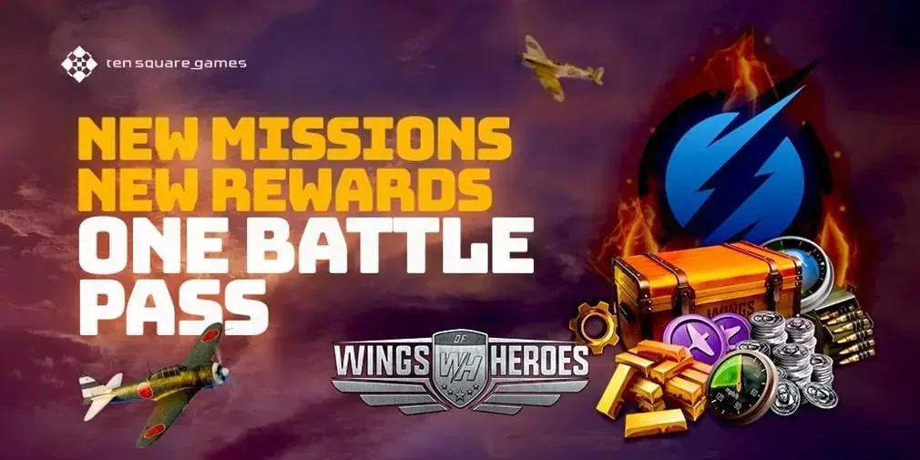 Wings of Heroes lança sistema de Battle Pass com metas sazonais para jogadores