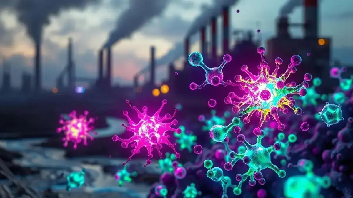 Bactérias geneticamente modificadas eliminam cinco poluentes industriais tóxicos