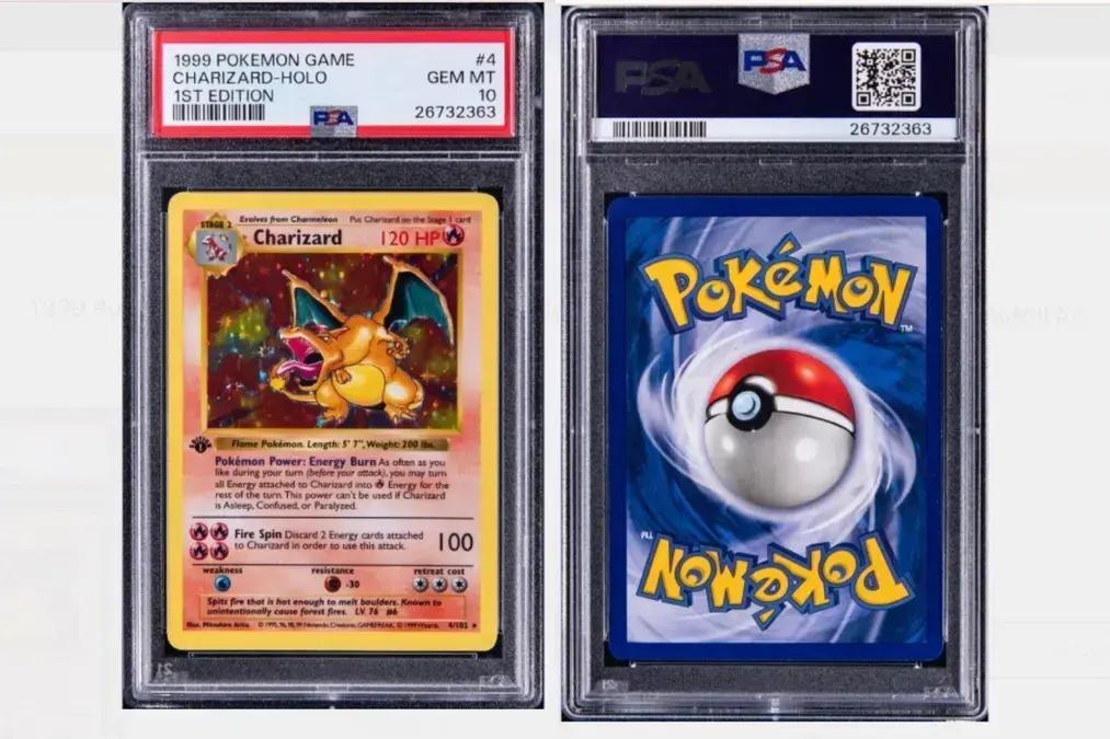 Carta Pokémon Charizard é vendida por U$213.500 em leilão