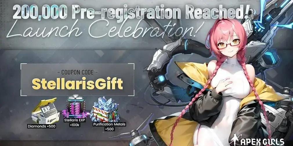 Apex Girls é lançado oficialmente com recompensas e códigos de presente