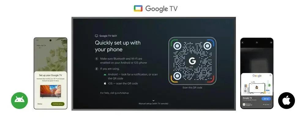 Configuração do Google TV fica mais fácil e rápida