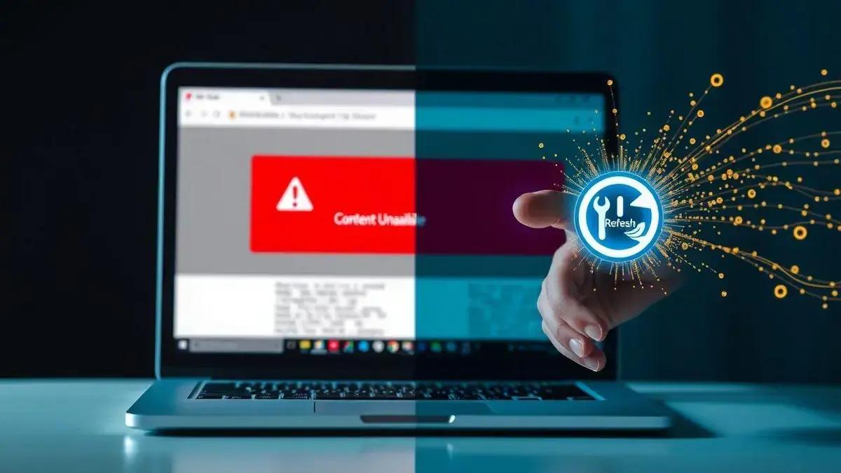 Como Resolver o Erro 'Conteúdo Indisponível' na Internet