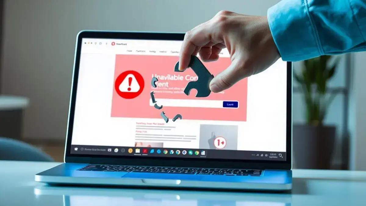 Mensagens de Erro na Internet: Como Resolver o Erro 'Conteúdo Indisponível'