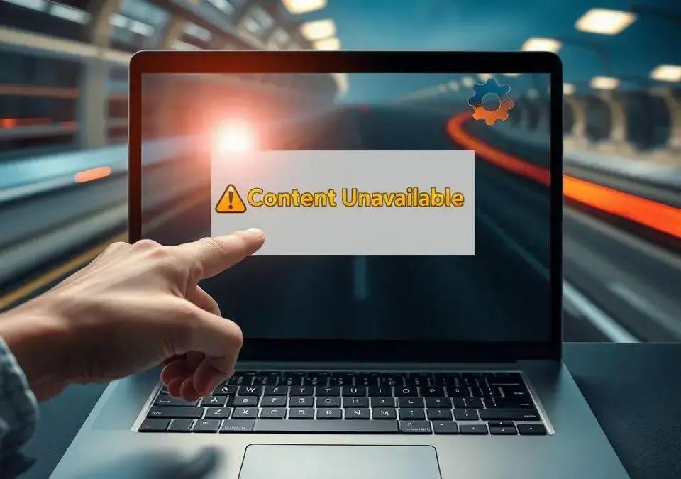 Como resolver o erro de 'Conteúdo Indisponível' ao navegar