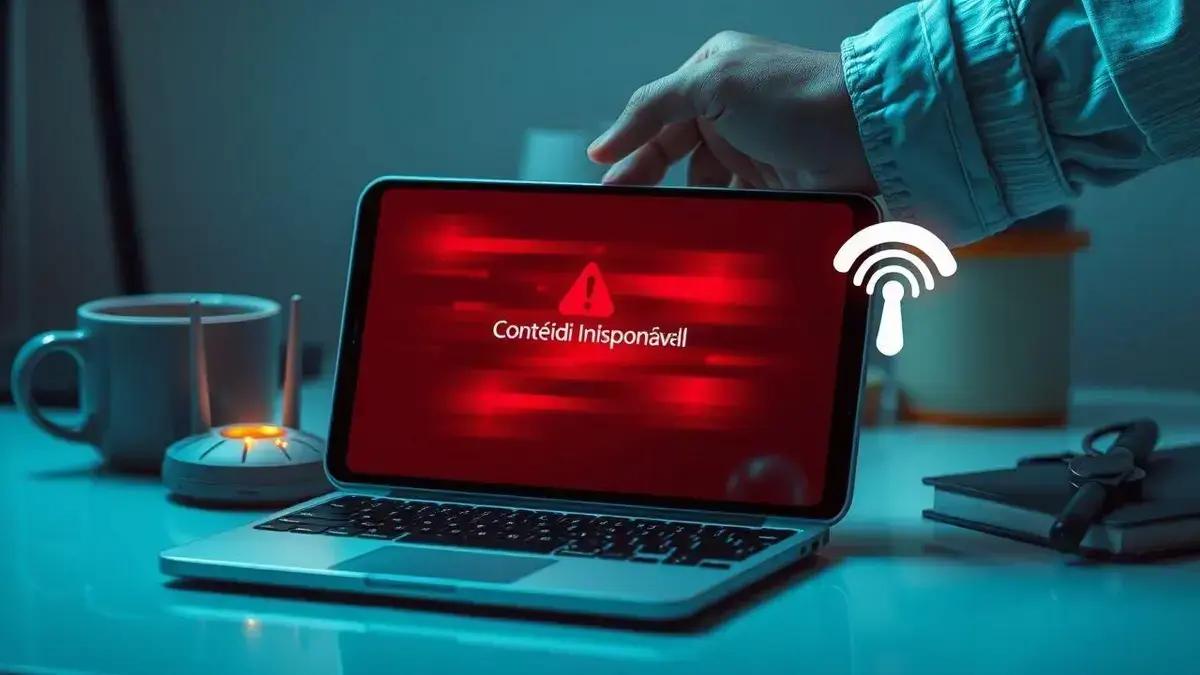 Como resolver o erro de Conteúdo Indisponível na internet
