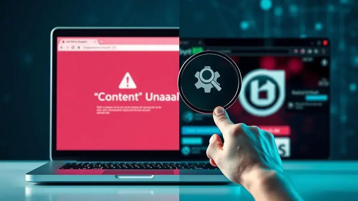Como Solucionar o Erro 'Conteúdo Indisponível' na Internet
