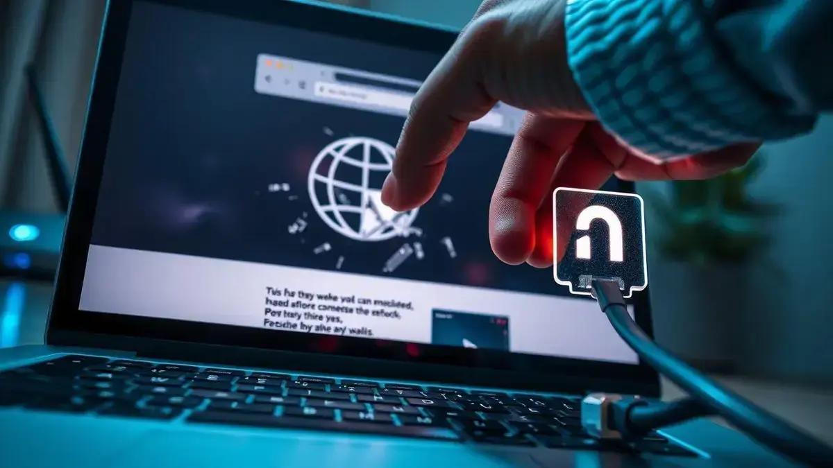 Como lidar com o erro de conteúdo indisponível na internet