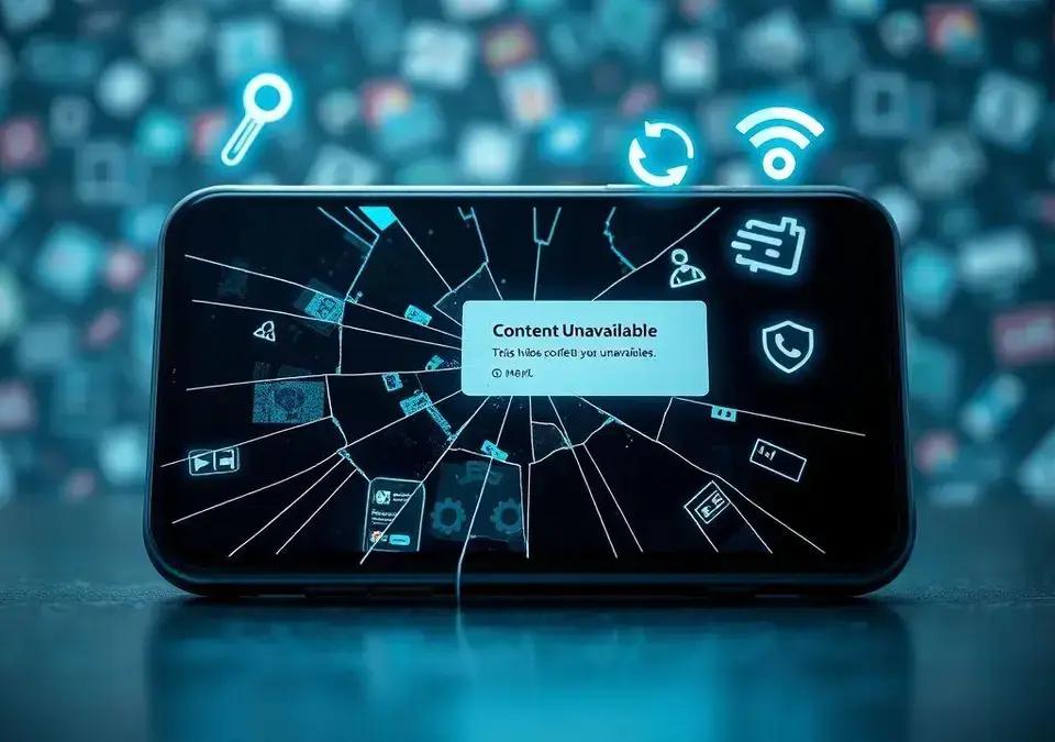 Como Resolver o Erro de Conteúdo Indisponível na Internet