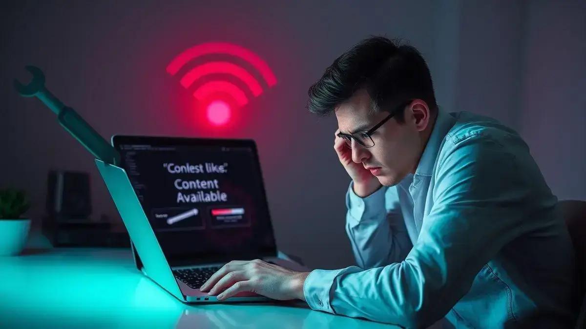 Como Resolver o Erro de Conteúdo Indisponível na Internet