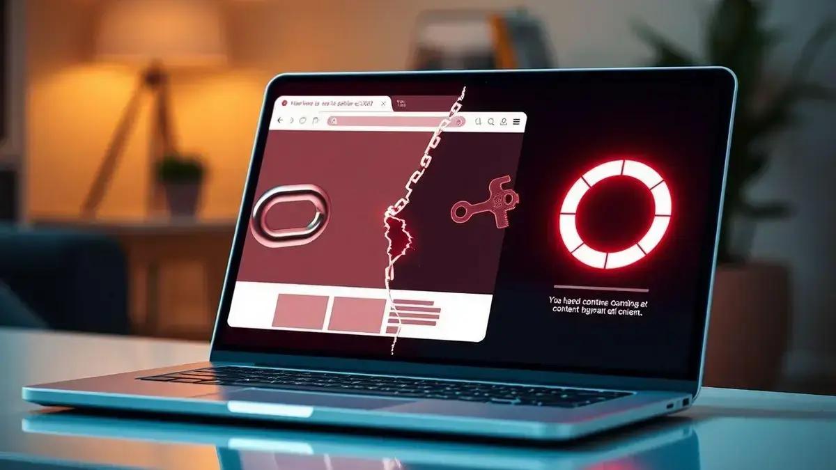 Como resolver o erro de "Conteúdo Indisponível" na internet