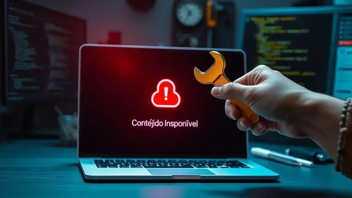 Como resolver o erro de Conteúdo Indisponível na internet