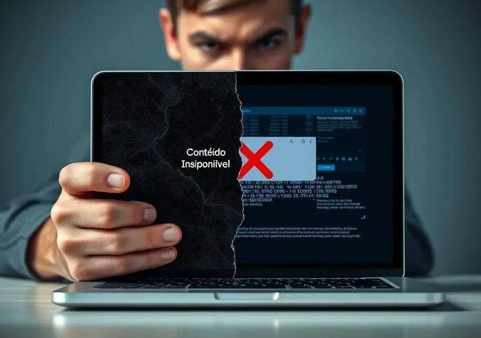 Como resolver o erro 'Conteúdo Indisponível' e suas causas