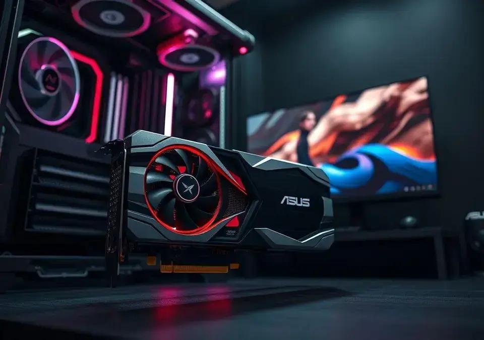 ASUS lança nova placa de vídeo ATS RX 9070 GRE para o mercado chinês