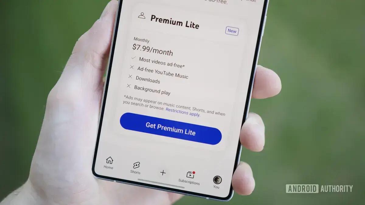 YouTube Premium Lite: A alternativa acessível para usuários