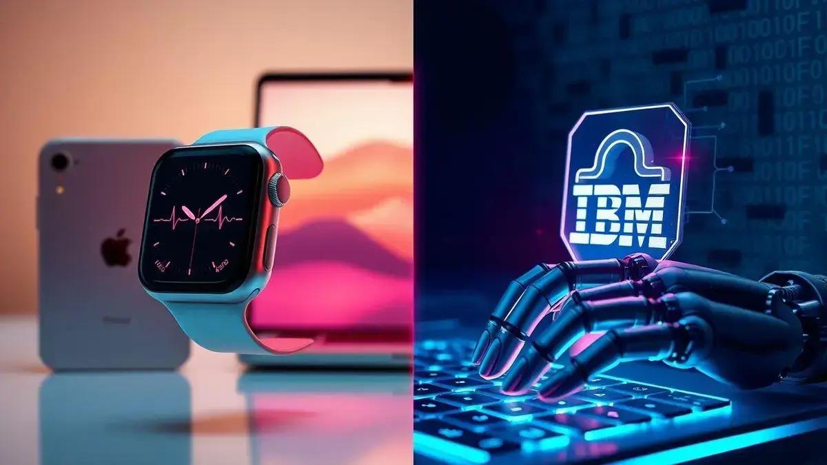Apple e IBM Revolucionam Tecnologia com IA e Novos Apple Watches