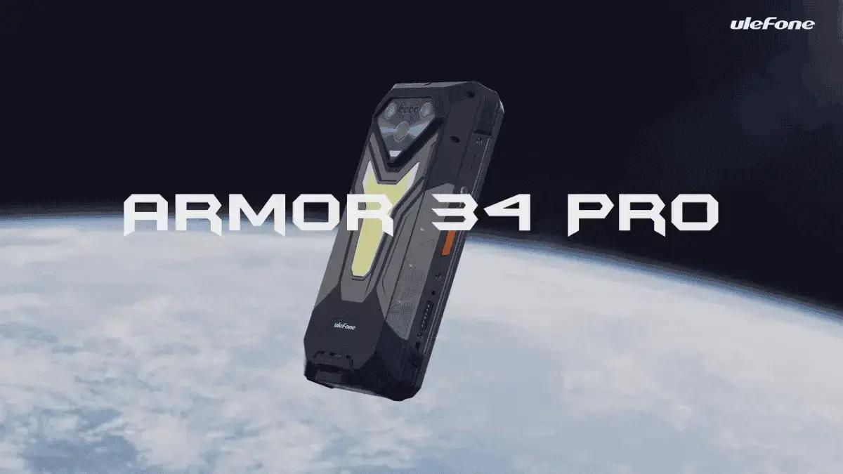 Ulefone Armor 34 Pro: celular robusto com projetor e bateria de 25.500mAh