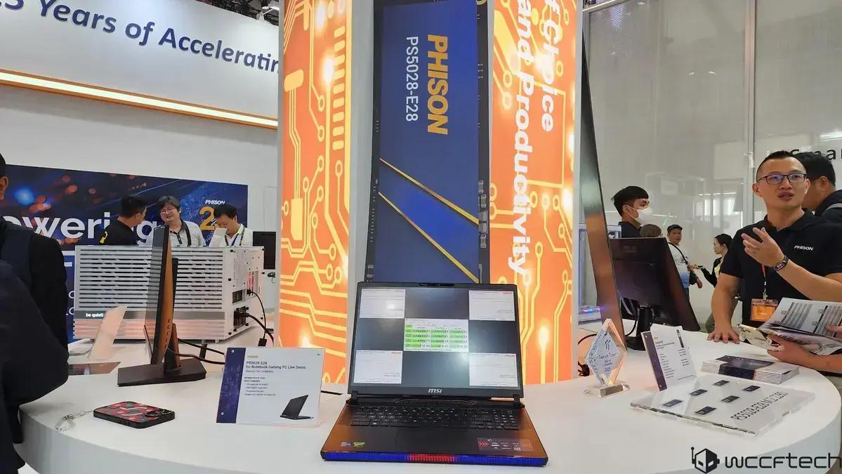 Phison rebate alegações da Silicon Motion sobre consumo de energia em SSDs Gen5