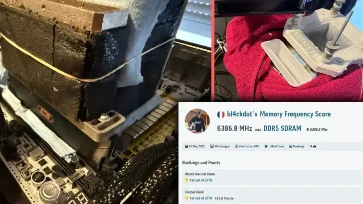 Novo Recorde Mundial em Overclock de Memória DDR5
