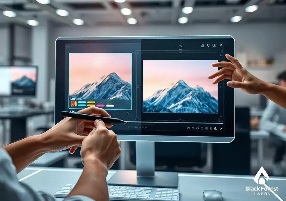 FLUX.1 Kontext acelera edição de imagens com IA para empresas