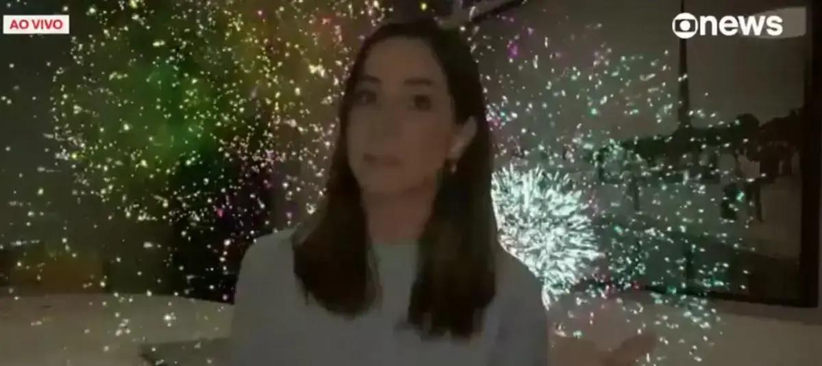 Julia Dualibi ativa efeitos de fogos no iPhone sem querer e viraliza; saiba como usar