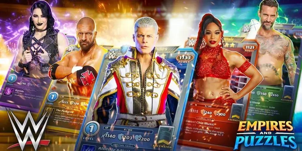 Empires & Puzzles anuncia parceria com a WWE para evento especial