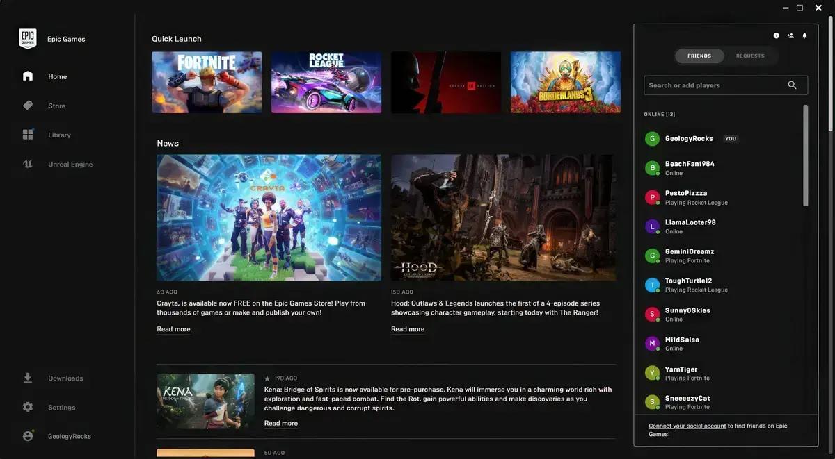 Tim Sweeney, da Epic Games, reconhece problemas no Epic Games Launcher