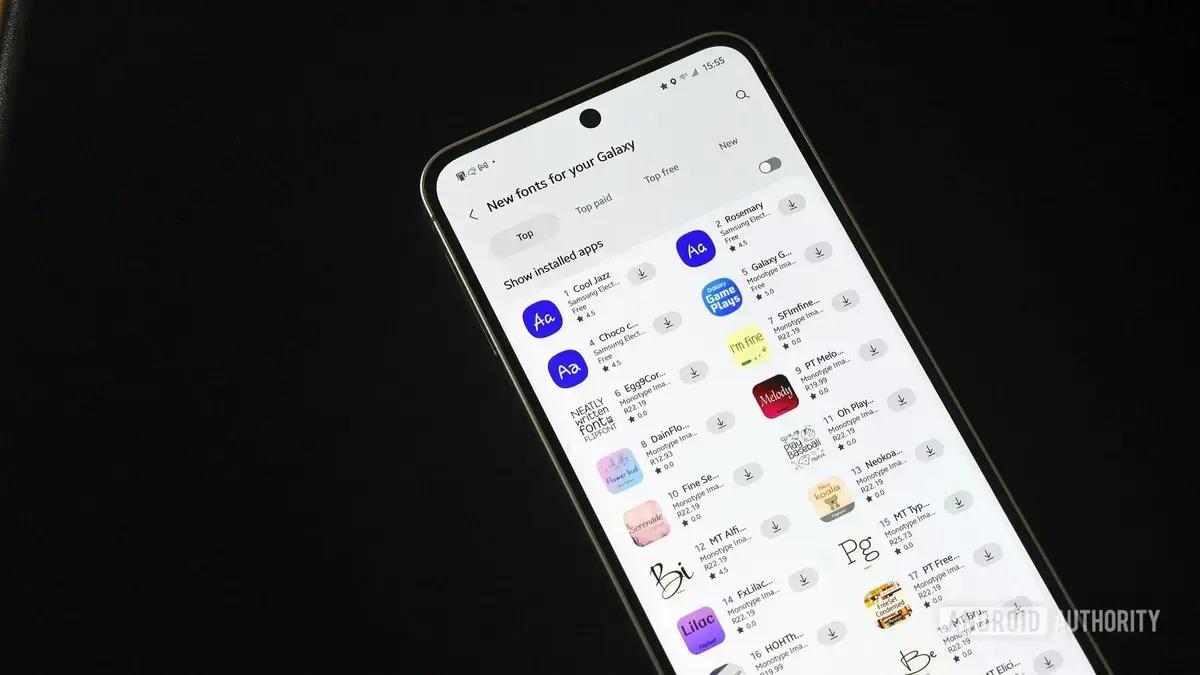 One UI 7 oferece personalização avançada, mas ainda falta suporte a fontes personalizadas