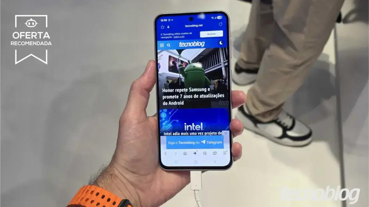Galaxy A56 está com desconto de mais de mil reais na Amazon