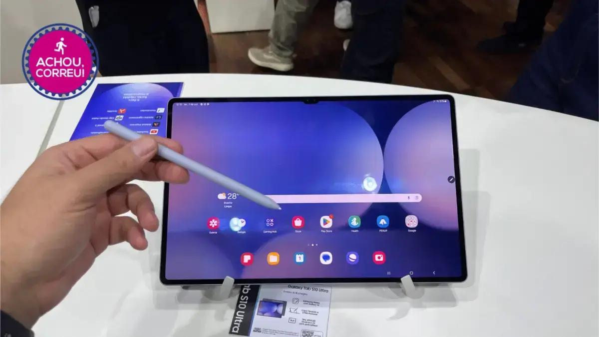 Galaxy Tab S10 Ultra com desconto de 44% no Mercado Livre