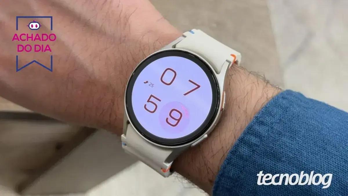 Galaxy Watch 7 tem desconto recorde na Amazon para o Dia das Mães