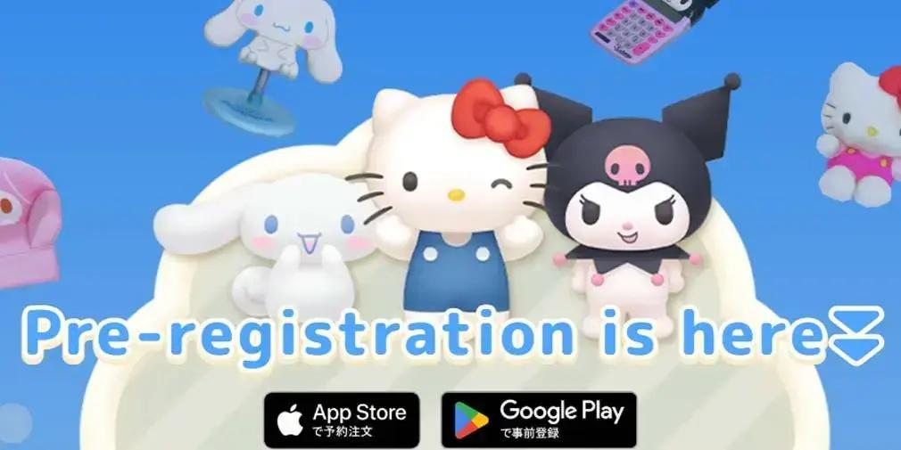 Hello Kitty Merch Match está em pré-registro para colecionar itens Sanrio