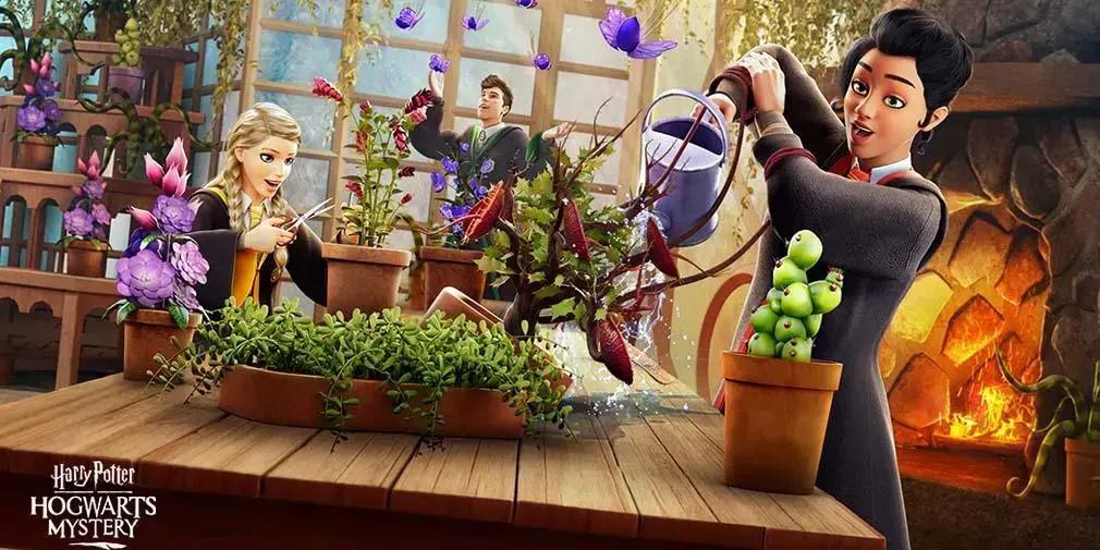 Harry Potter: Hogwarts Mystery lança novo recurso de Herbologia para os fãs
