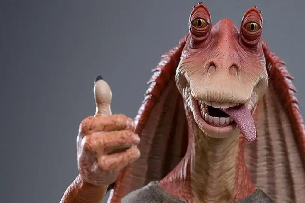 Hot Toys revela nova figura de Jar Jar Binks para colecionadores