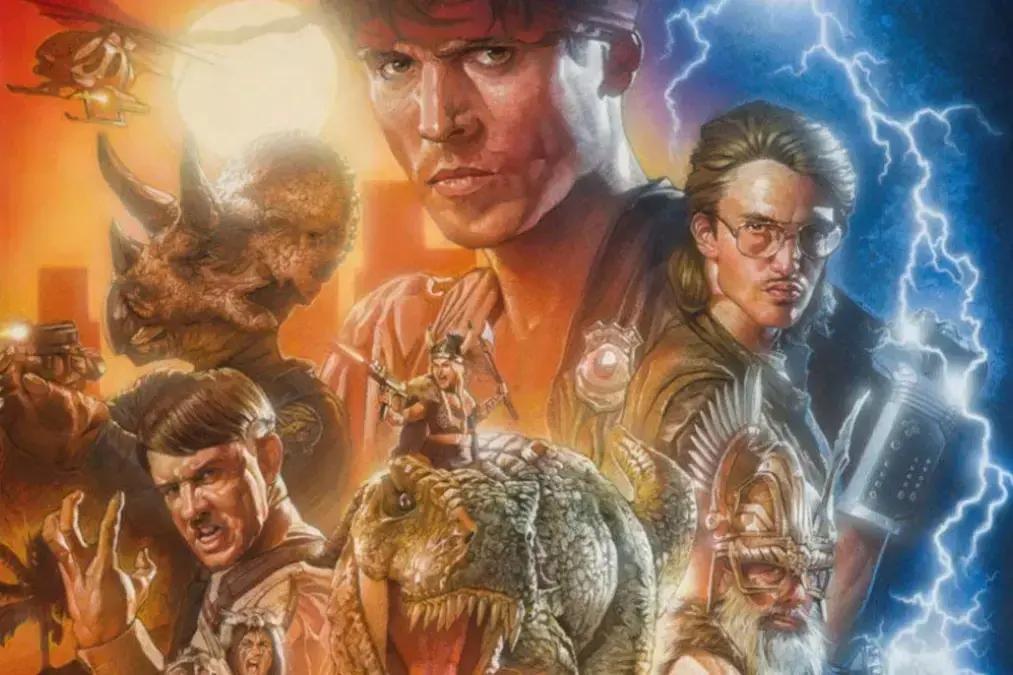 Arnold Schwarzenegger aparece montando dinossauro em cena vazada de Kung Fury 2