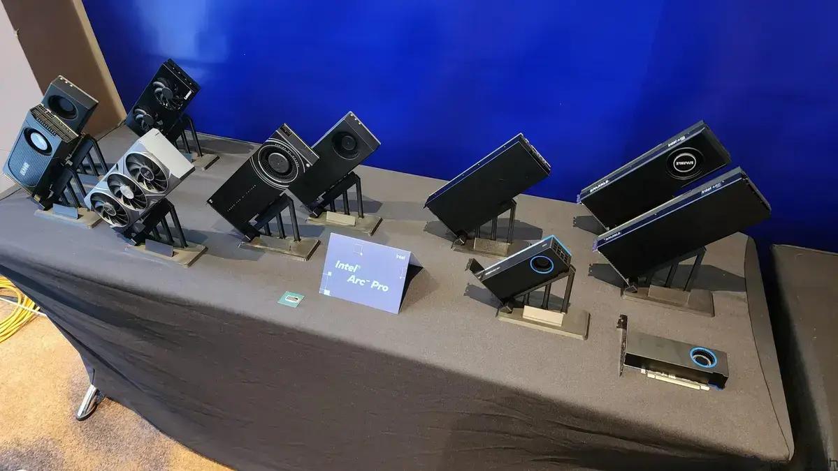 Intel Arc Pro B60 e B50: Novos designs e soluções de resfriamento apresentados na Computex 2025