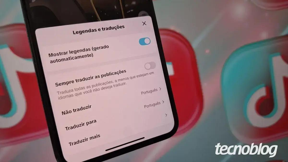 Como ativar ou desativar legendas automáticas no TikTok