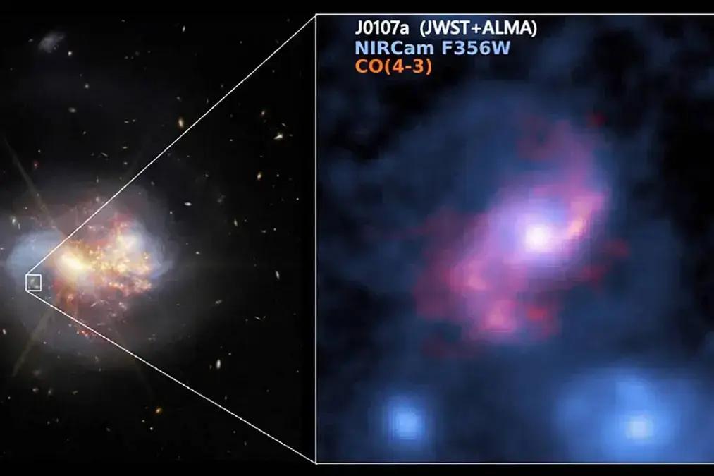 Astrônomos descobrem galáxia similar à Via Láctea em universo distante