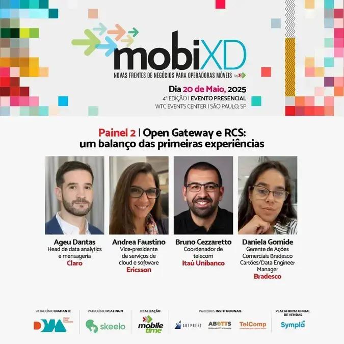 Open Gateway e RCS serão temas de destaque no MobiXD 2025