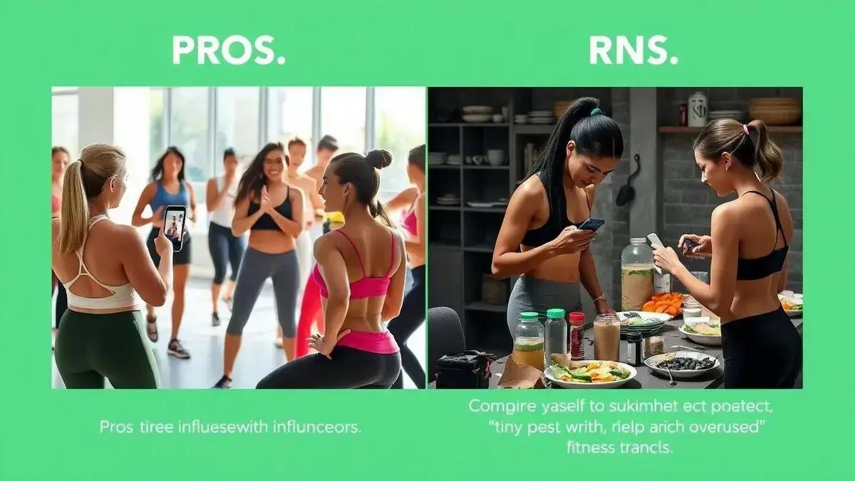 Influência dos Influenciadores Fitness na Saúde