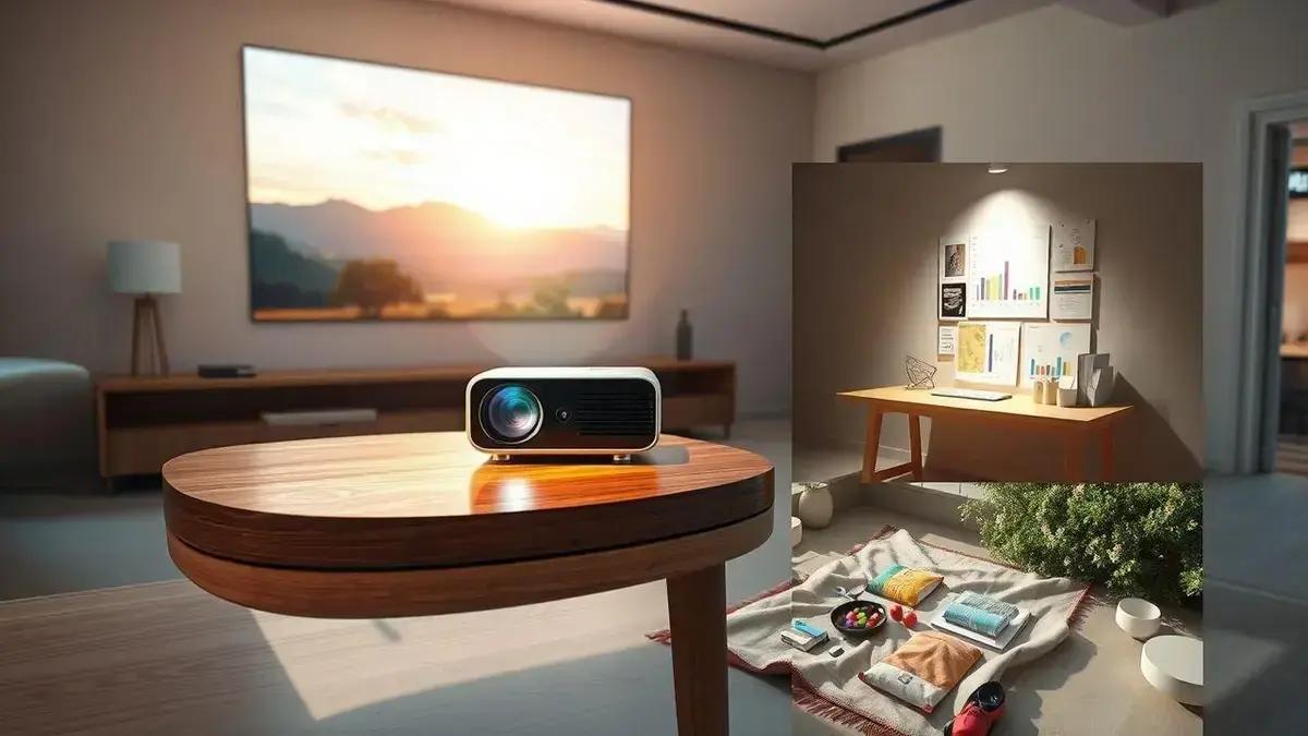 Dangbei Freedo: projetor portátil com Google TV para levar a qualquer lugar