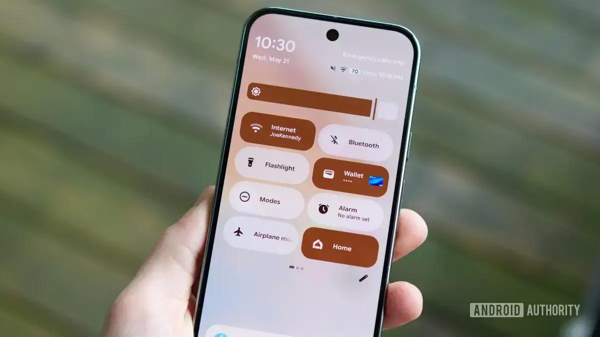 Android 16 traz personalização aprimorada no painel de configurações rápidas