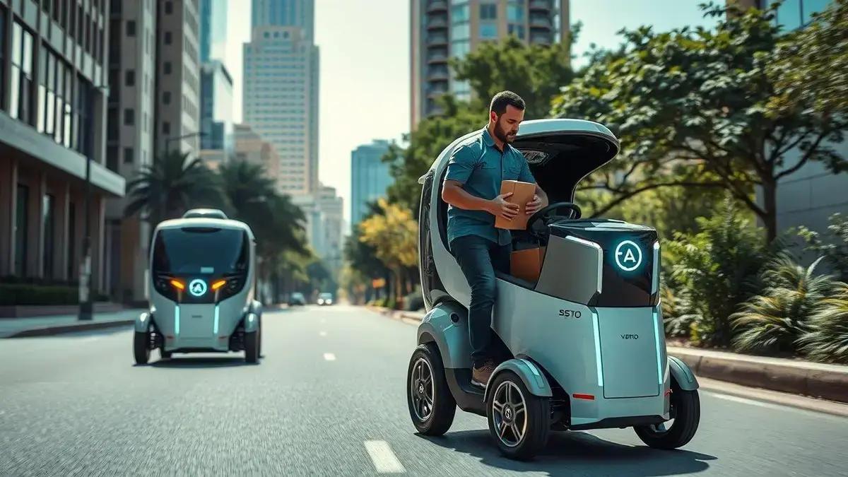 Robôs de entrega com IA colaboram com motoristas humanos em Austin