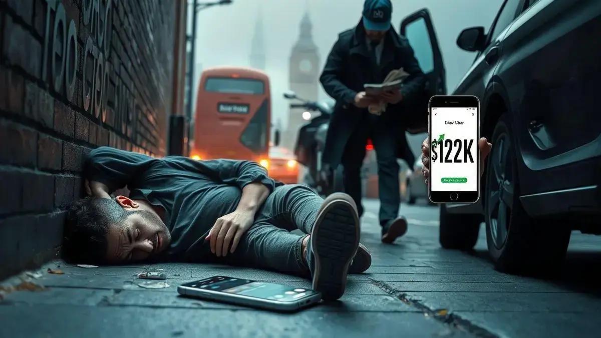 Turista americano é drogado e roubado por motorista falso de Uber em Londres